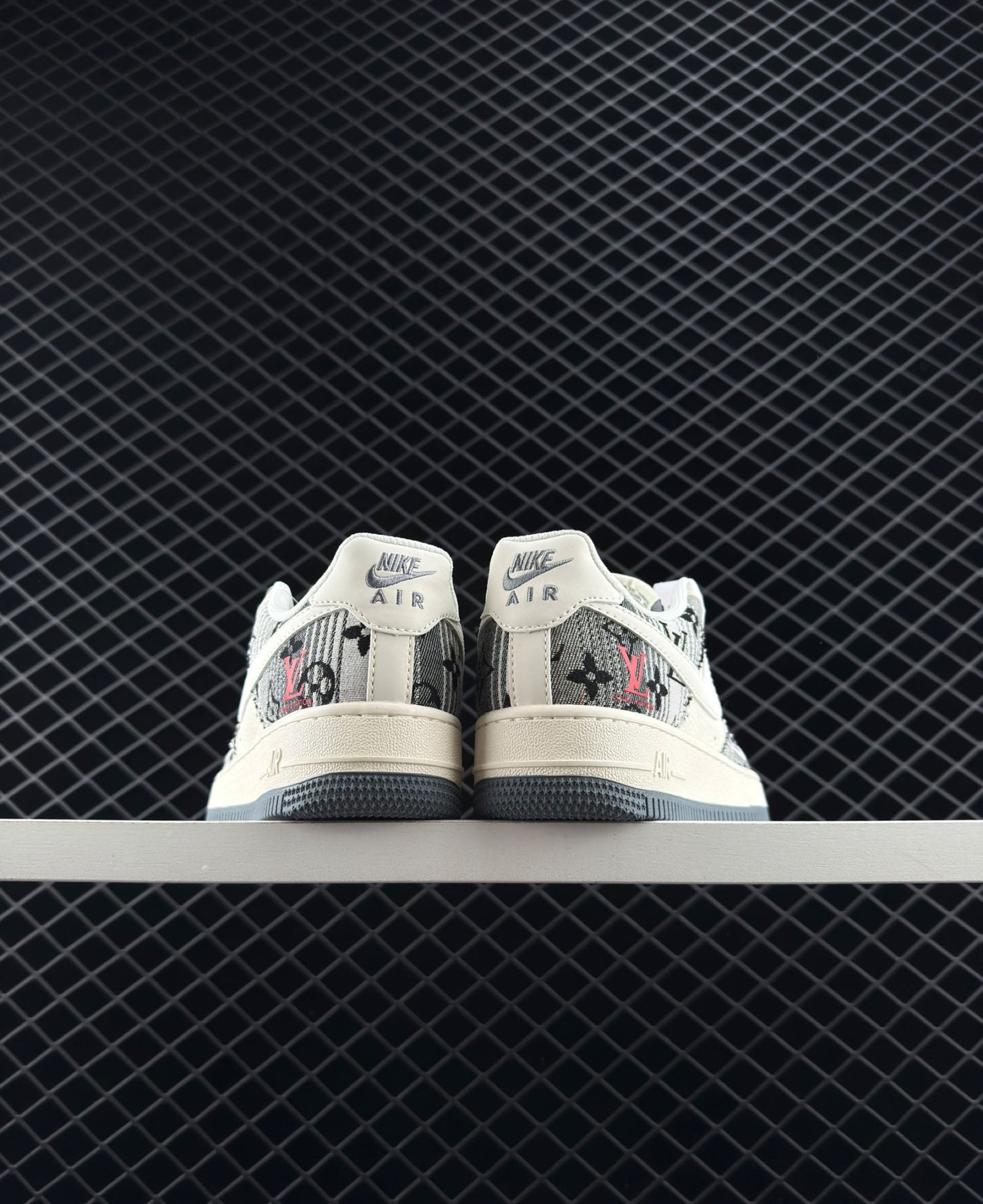 Louis Vuitton Black And White Denim Starry Sky Sneakers