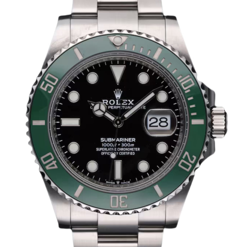 ロレックス サブマリーナ カーミット 126610LV デイト スチール 41mm グリーンセラミックベゼル グリーンウォーターゴーストウォッチ