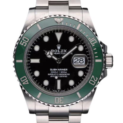 ロレックス サブマリーナ カーミット 126610LV デイト スチール 41mm グリーンセラミックベゼル グリーンウォーターゴーストウォッチ