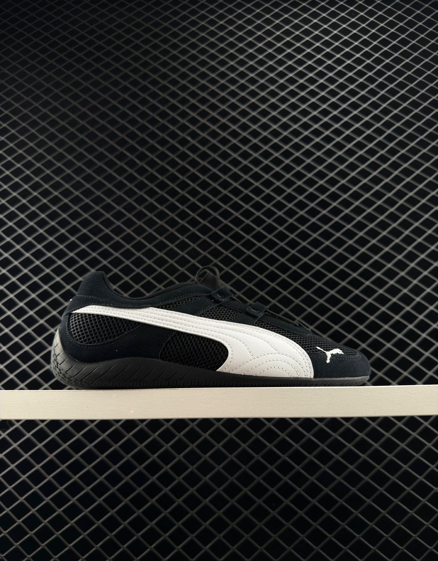 Puma Low Top Black And White Ballet Flats