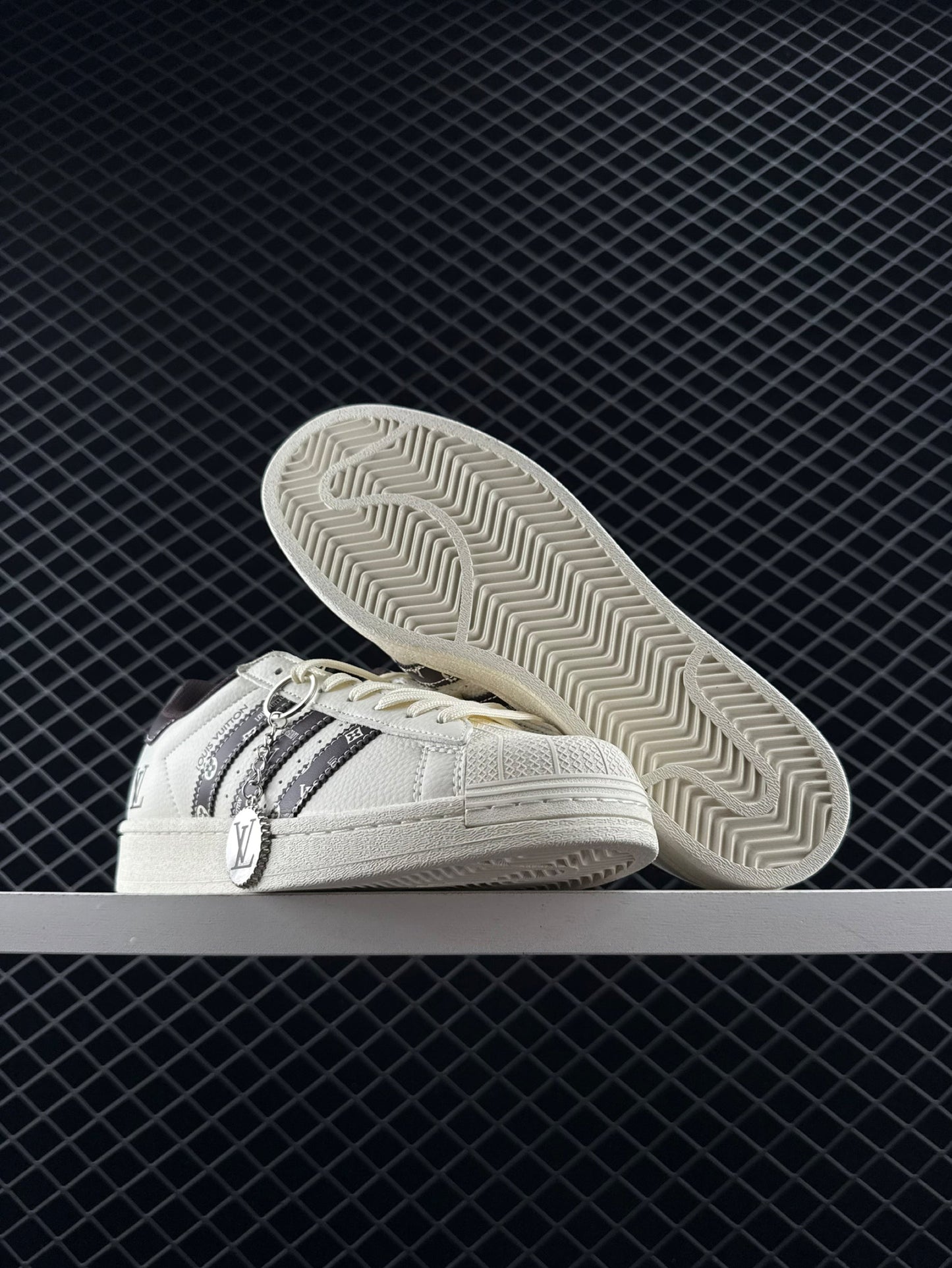 Louis Vuitton & Adidas Originals Gazelle Indoor Low Top Casual Skate Shoes