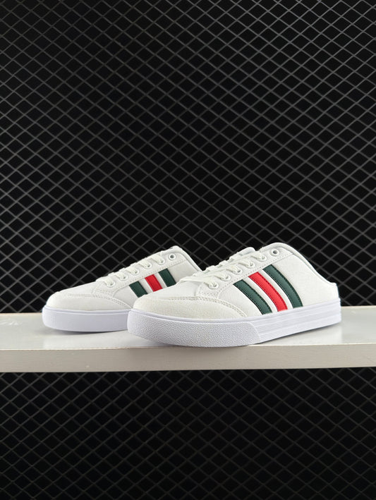 Adidas NEO VS SET MULE Men's and Women's Half Slipper Casual Canvas Shoes