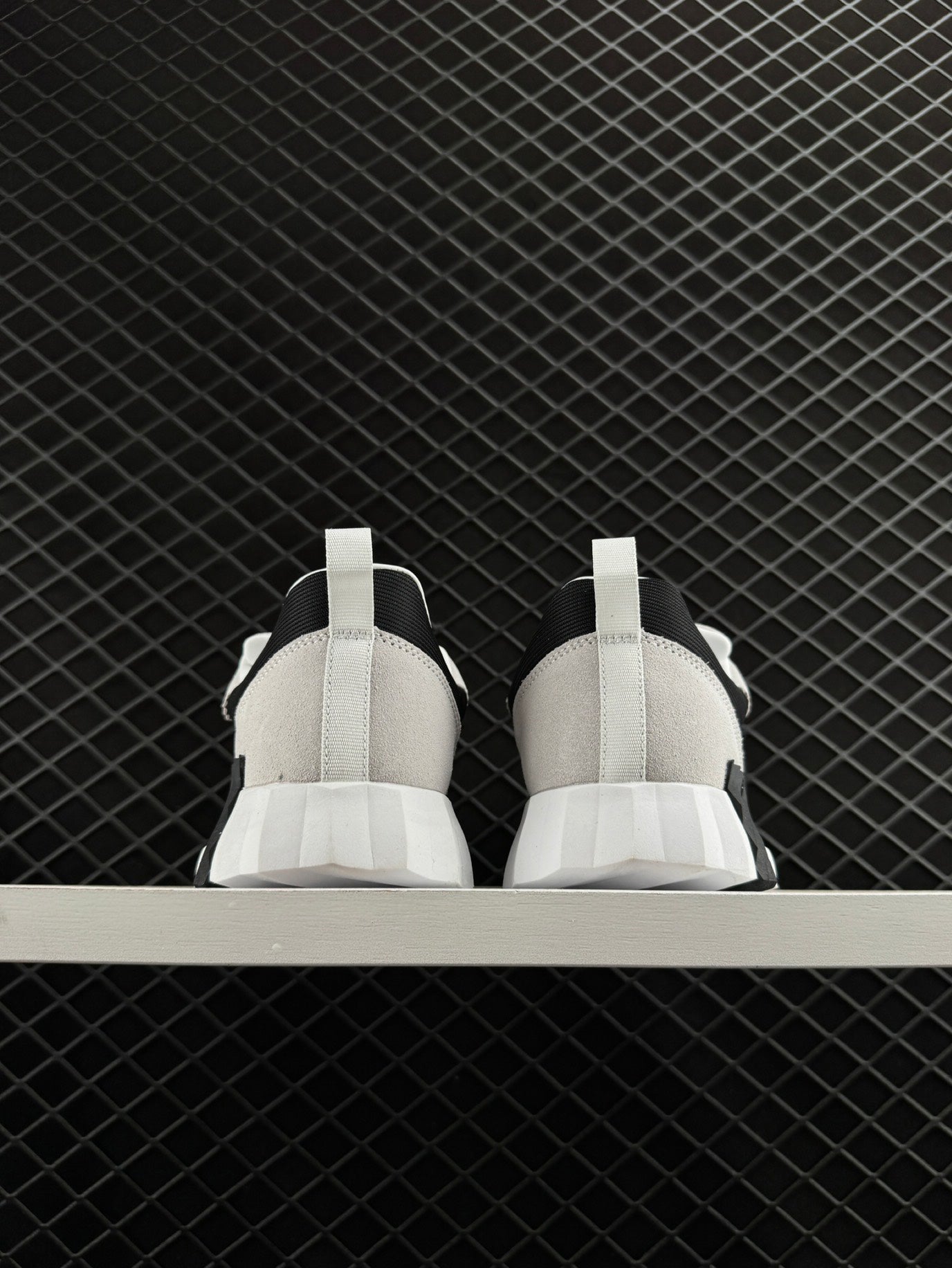 Hermes Bouncing Mesh Lace-up Round Toed Low-Top Life Casual Shoes