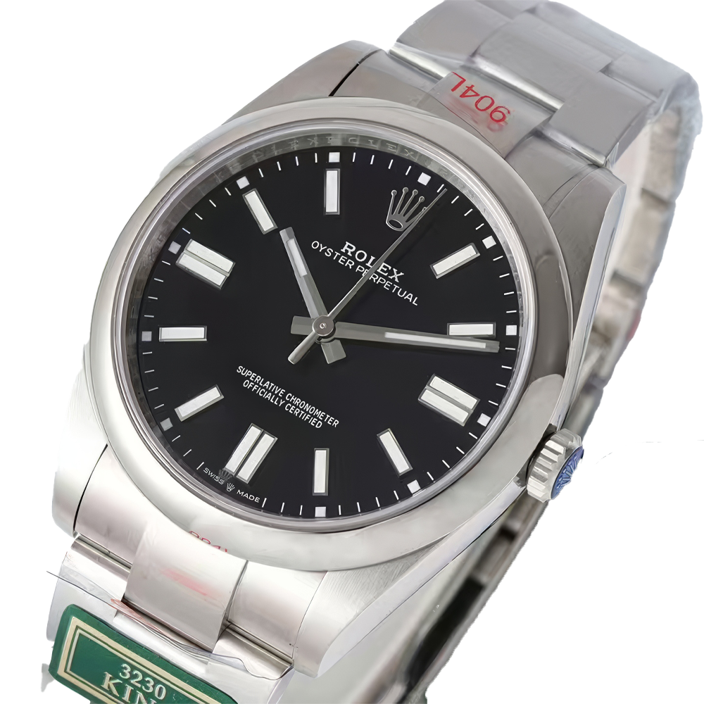 Rolex 124300 Oyster Perpetual 41 Black Dial Steel Watch