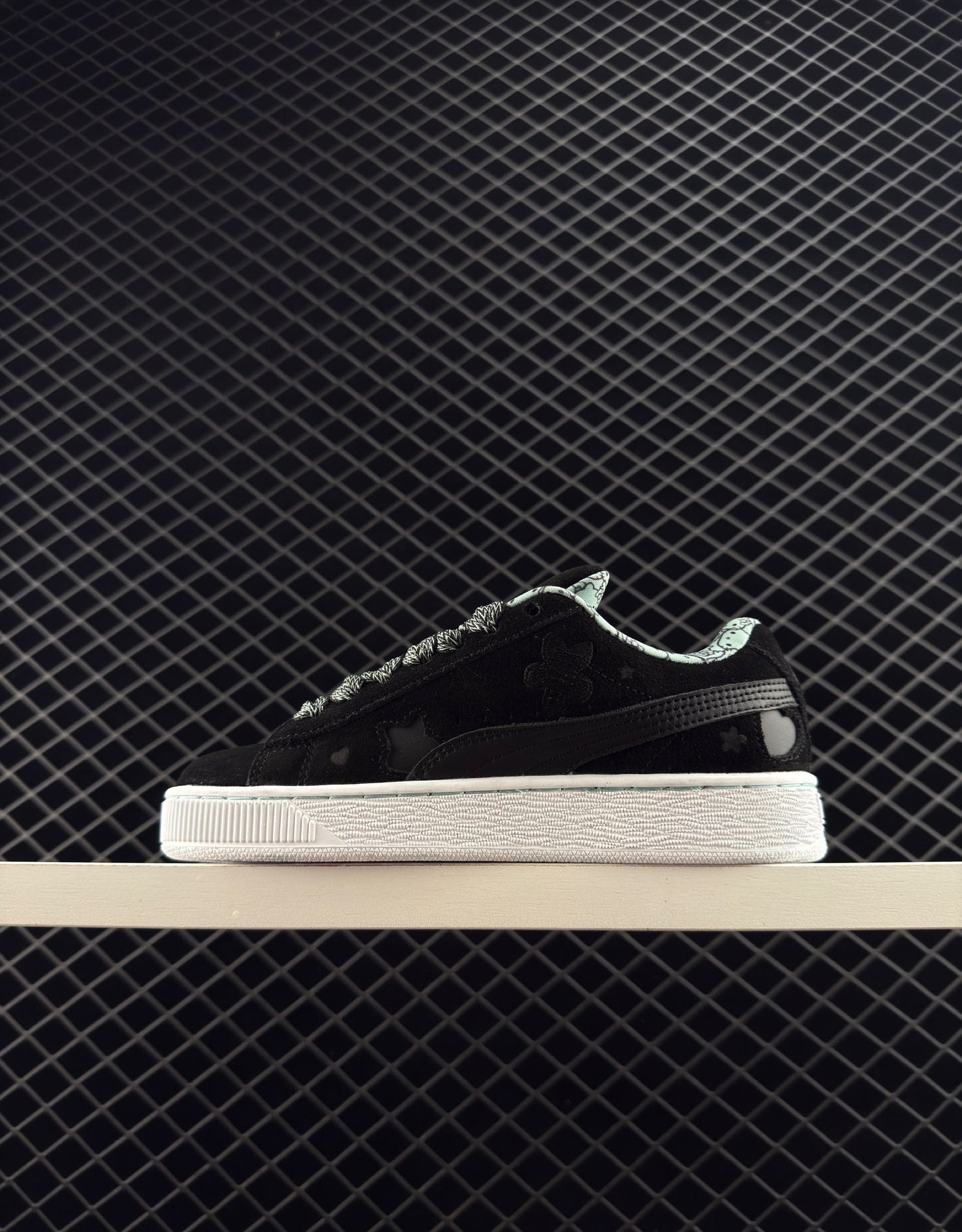 Puma Comfortable Soft Non-slip Wear-resistant Low-top Women's Black Sneakers