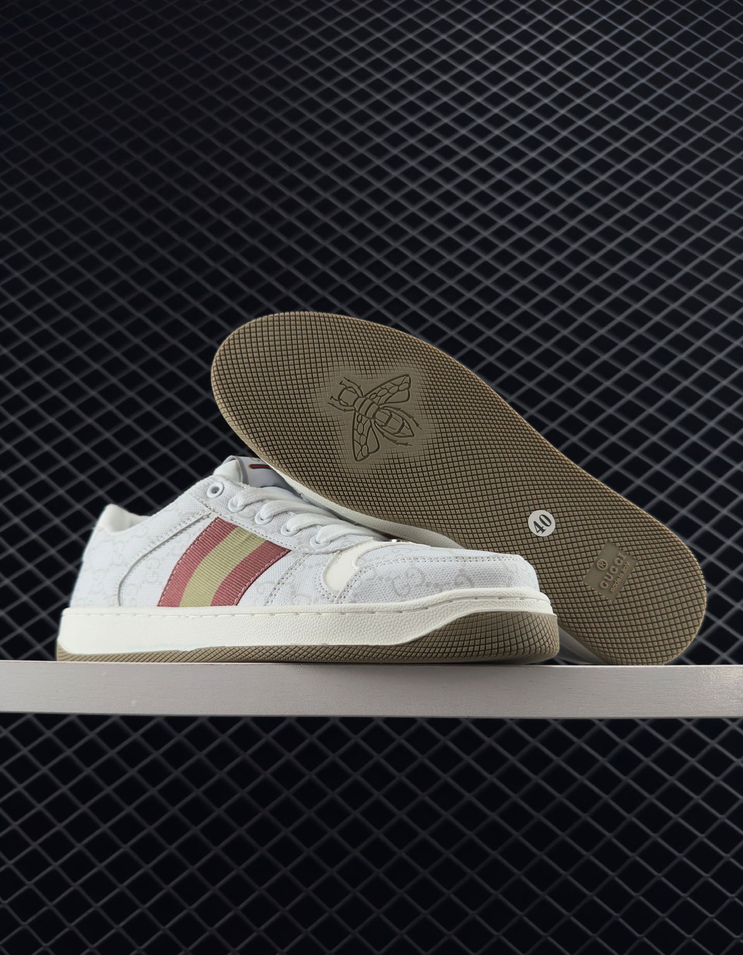 Gucci Cotton Jacquard Canvas Shoes