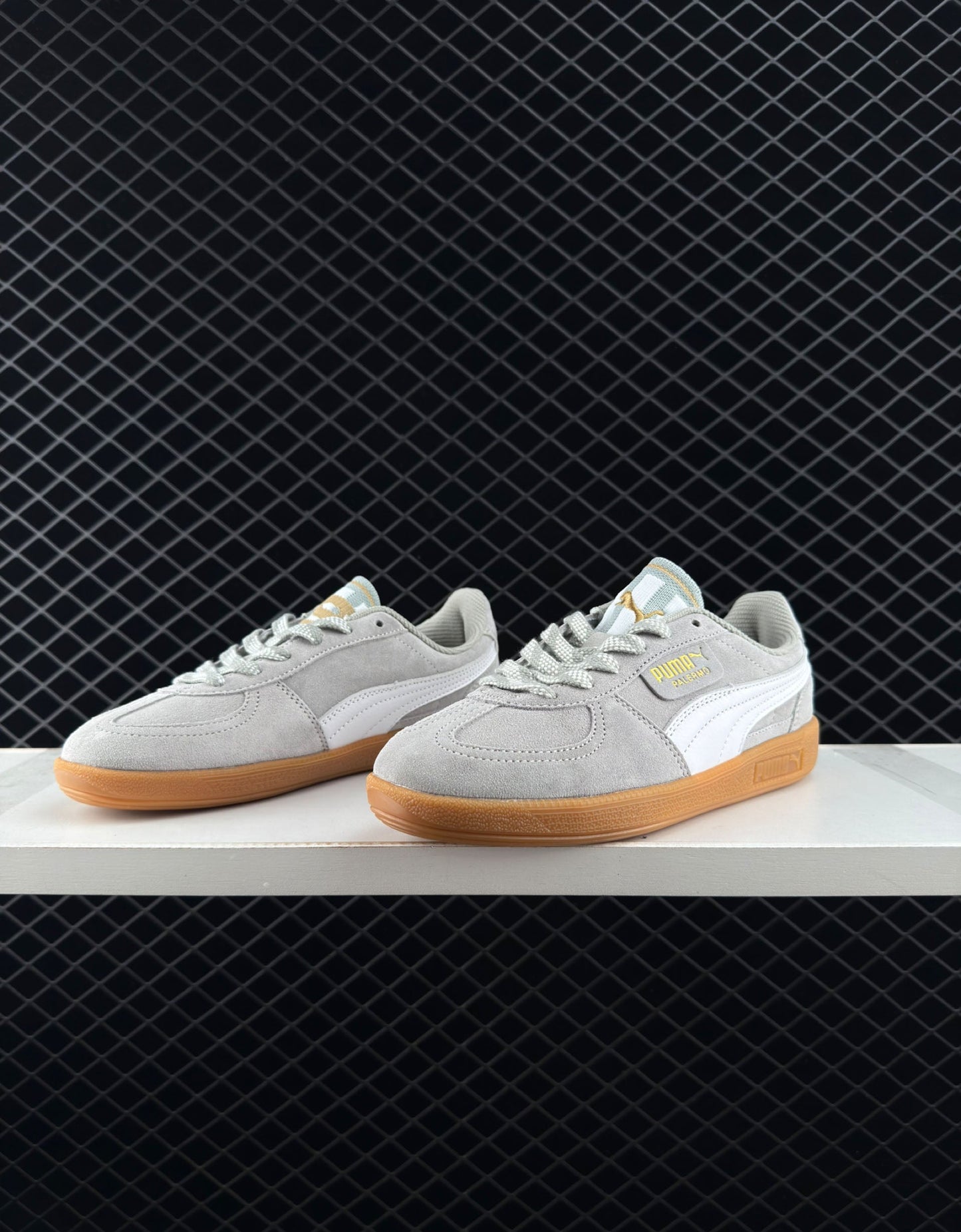 Puma German Training Style Stitching Leather Retro Versatile Casual Sports Shoes