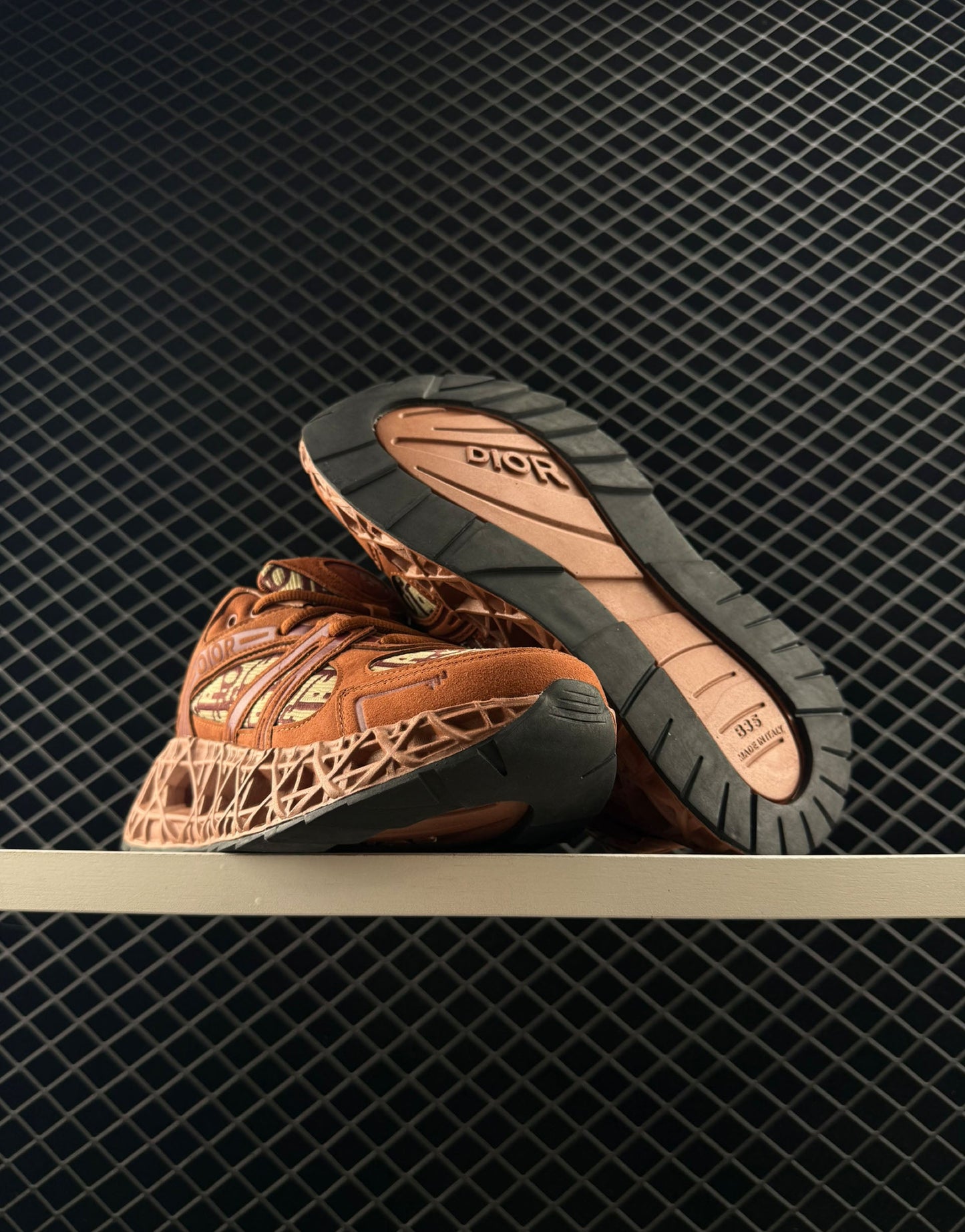 Dior Round Toe Lace-up Low-top Lifestyle Shoes