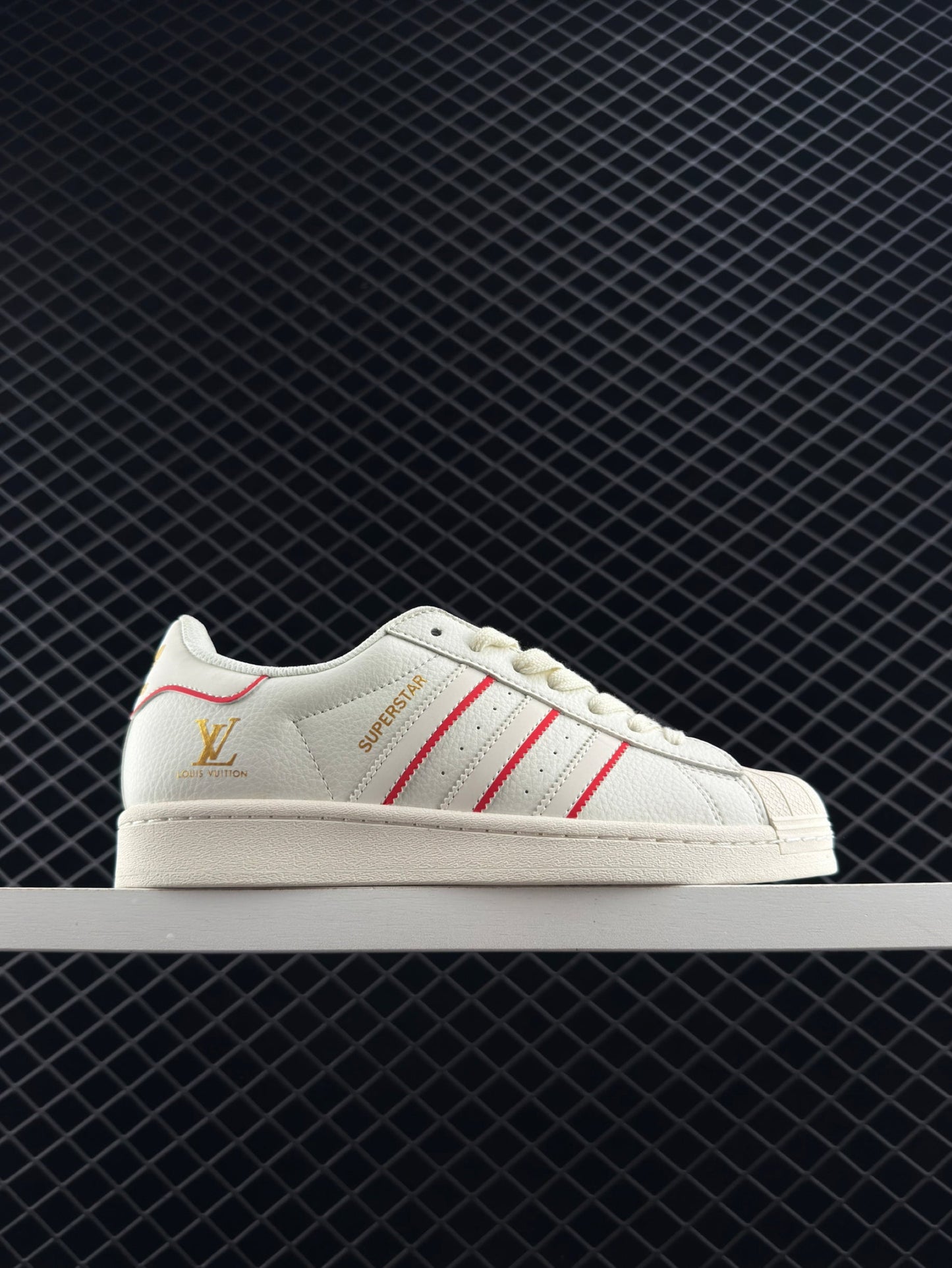 Louis Vuitton & Adidas Originals Superstar Low Top Casual Sports Skate Shoes