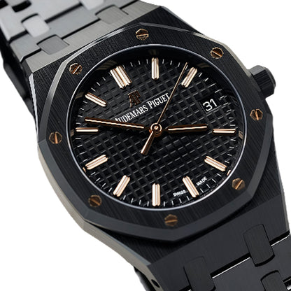 オーデマ ピゲ ロイヤルオーク 自動巻き 34mm ブラック腕時計