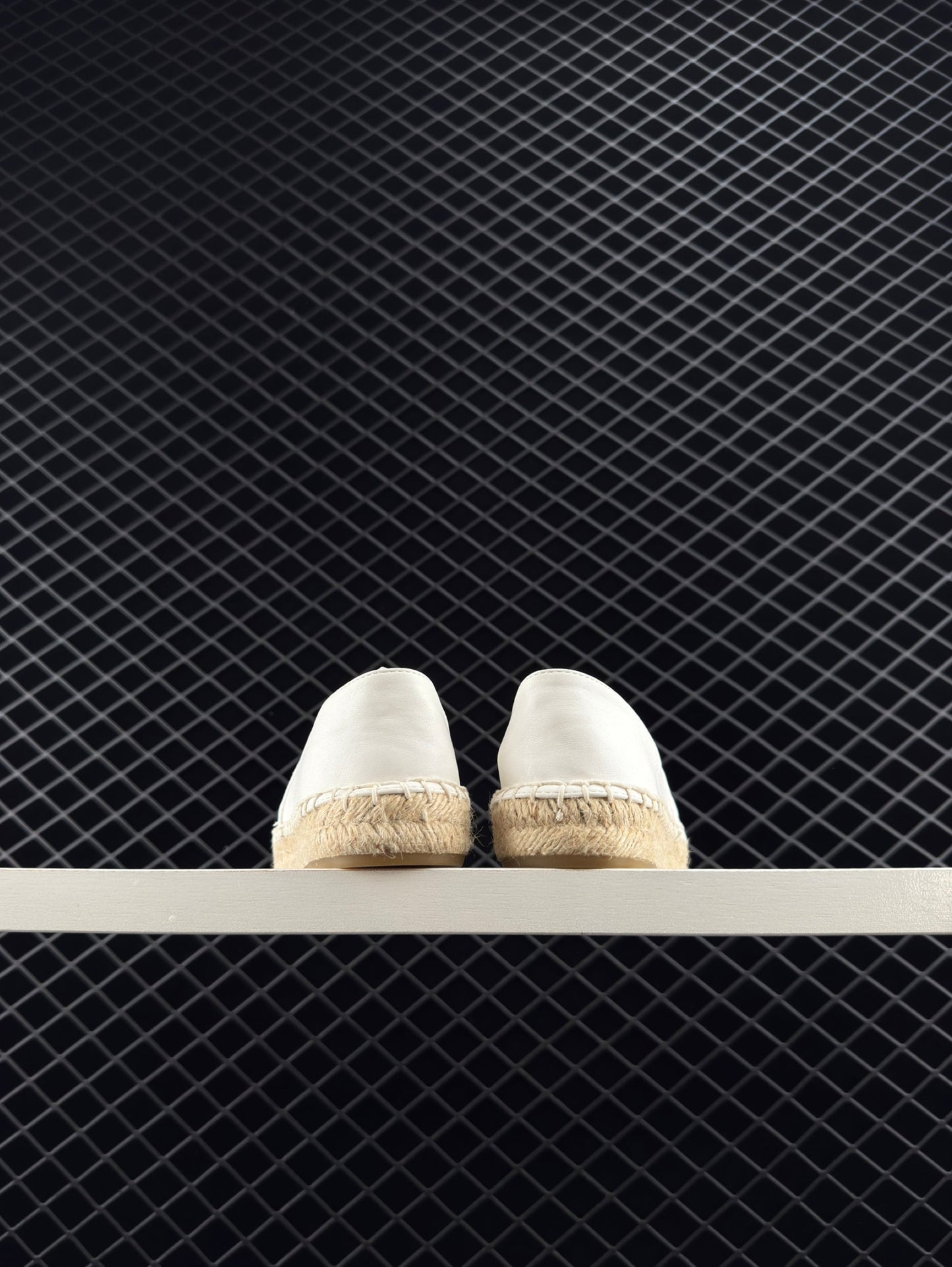 Chanel Espadrilles Leather Cap Toe Women's Shoes Casual Chunky Heeled Loafer