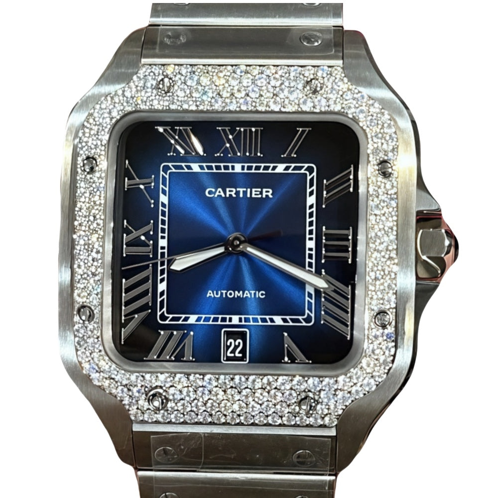 Cartier Santos W4SA0006 Diamond Watch