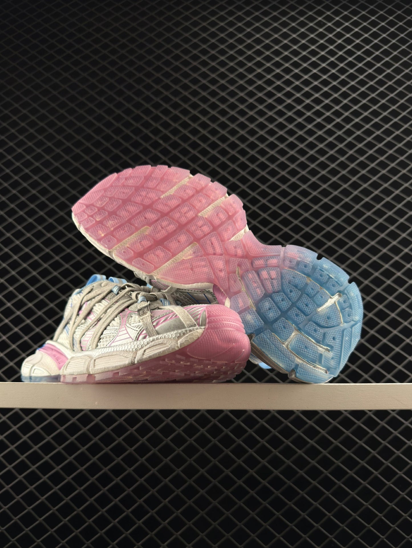 Balenciaga Taupe Mix Low Top Clunky Style Casual Jogging Running Shoes