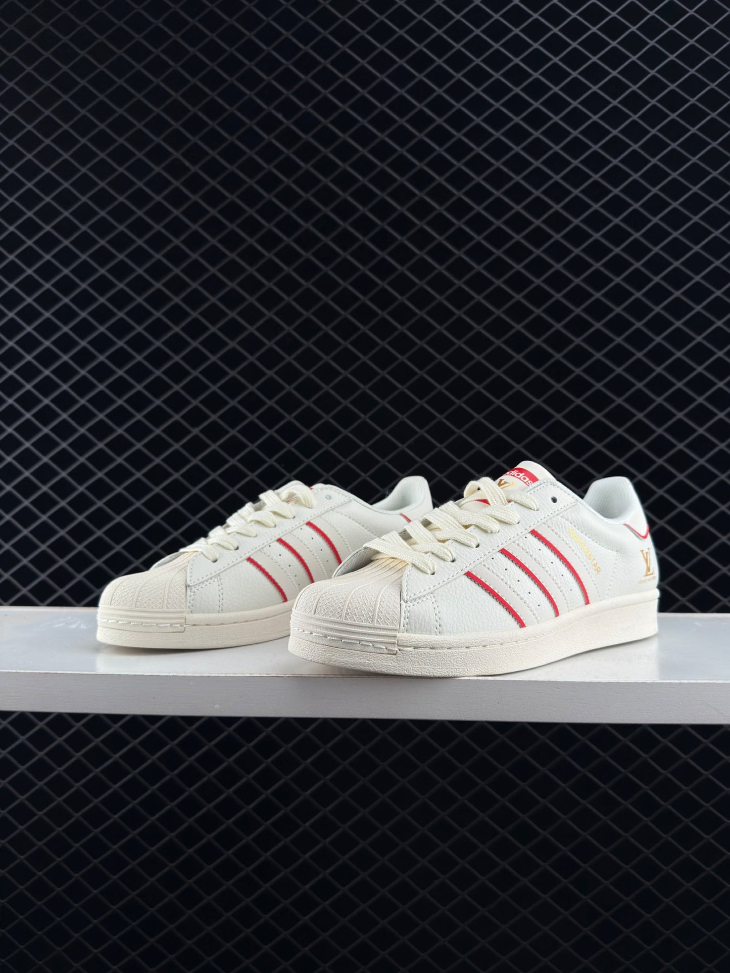 Louis Vuitton & Adidas Originals Superstar Low Top Casual Sports Skate Shoes