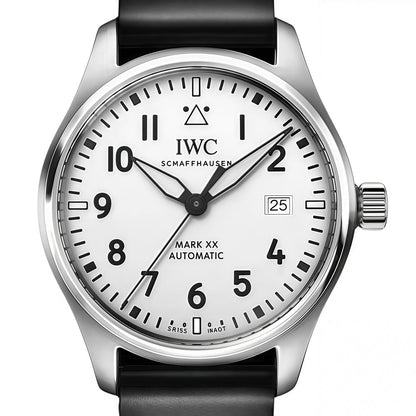 IWC パイロット マークXX ステンレススチール IW328207 自動巻き 40mm ホワイトウォッチ