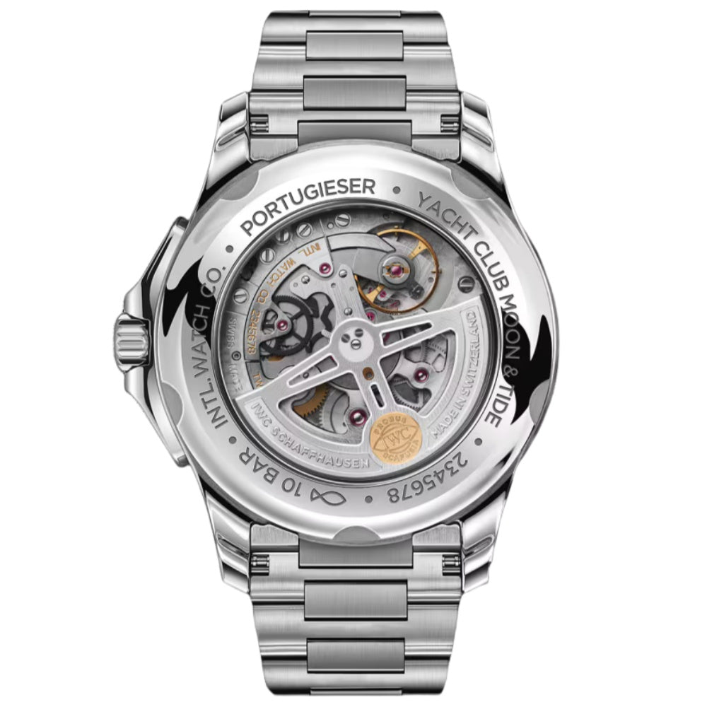 IWC Portugal Yacht Club Moon And Tide 44.6mm Black Dial, IW344002 Watch