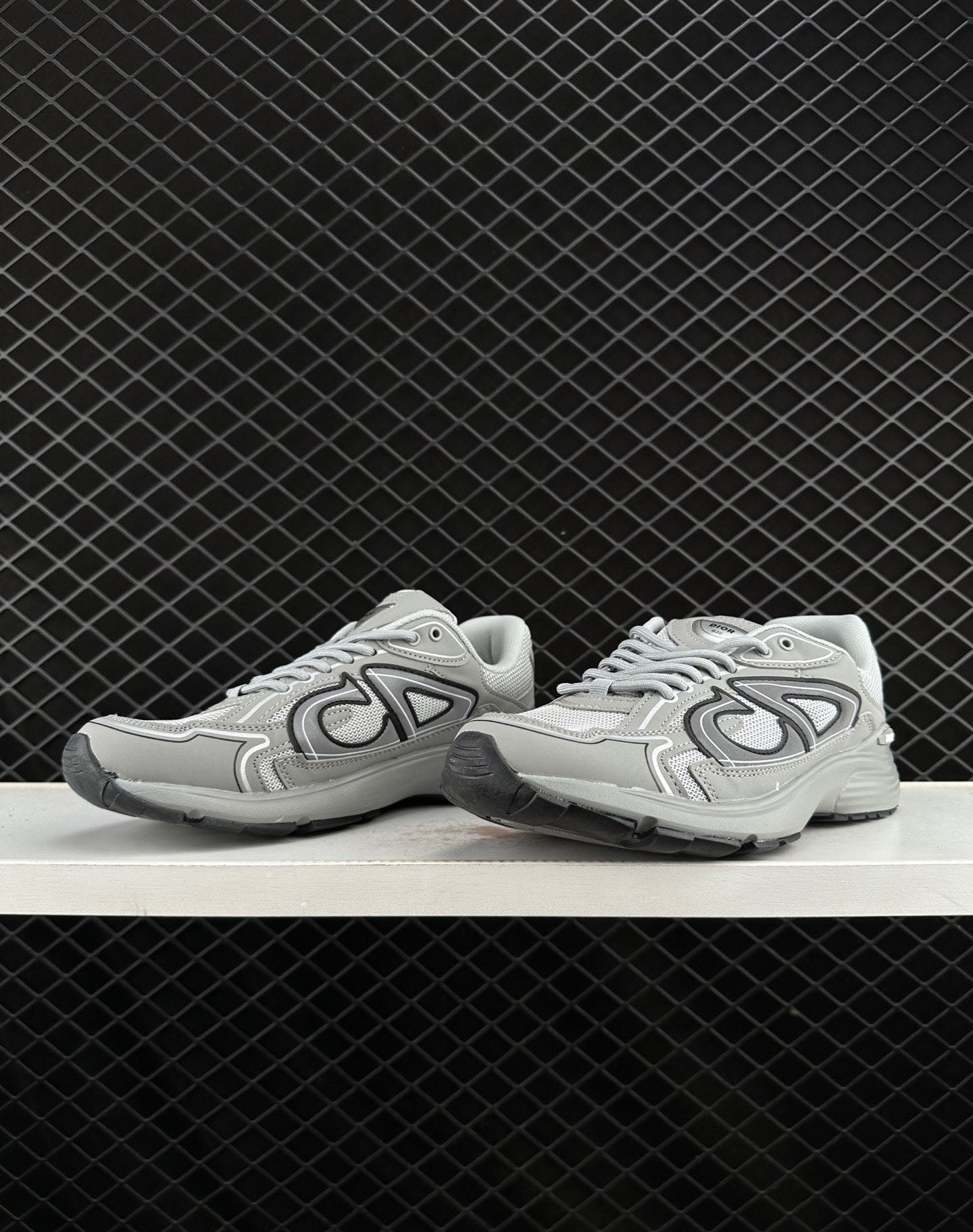 Dior B5 Mesh Fabric Thick Soled Lace Up Casual Low Cut Sneakers For Both Men And Women, Dad Shoes