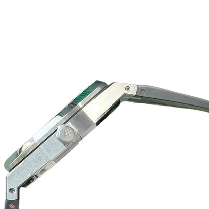オーデマ ピゲ ロイヤルオーク 41mm 腕時計 ブラックラバーストラップ