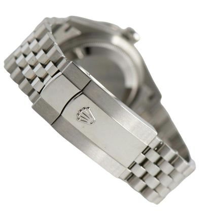 ロレックス メンズ デイトジャスト ステンレススチール 36mm オイスター ダイヤモンドベゼル ネイビーブルー ダイヤモンドダイヤル 腕時計