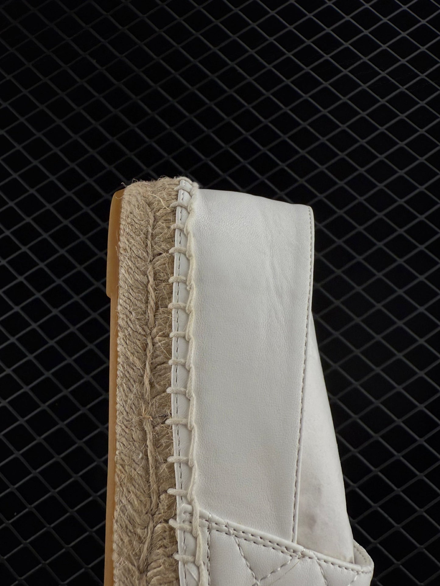 Chanel Espadrilles Leather Cap Toe Women's Shoes Casual Chunky Heeled Loafer