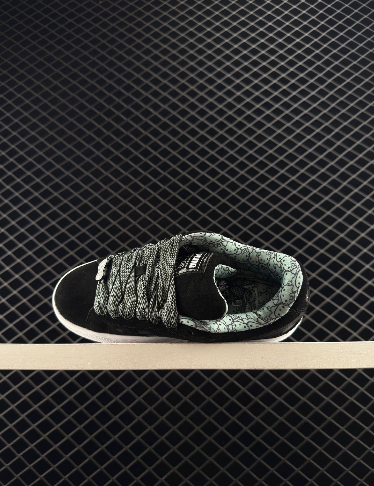 Puma Comfortable Soft Non-slip Wear-resistant Low-top Women's Black Sneakers