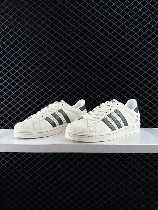 Gucci & Adidas Originals Superstar Classic Casual Low Top Skate Shoes