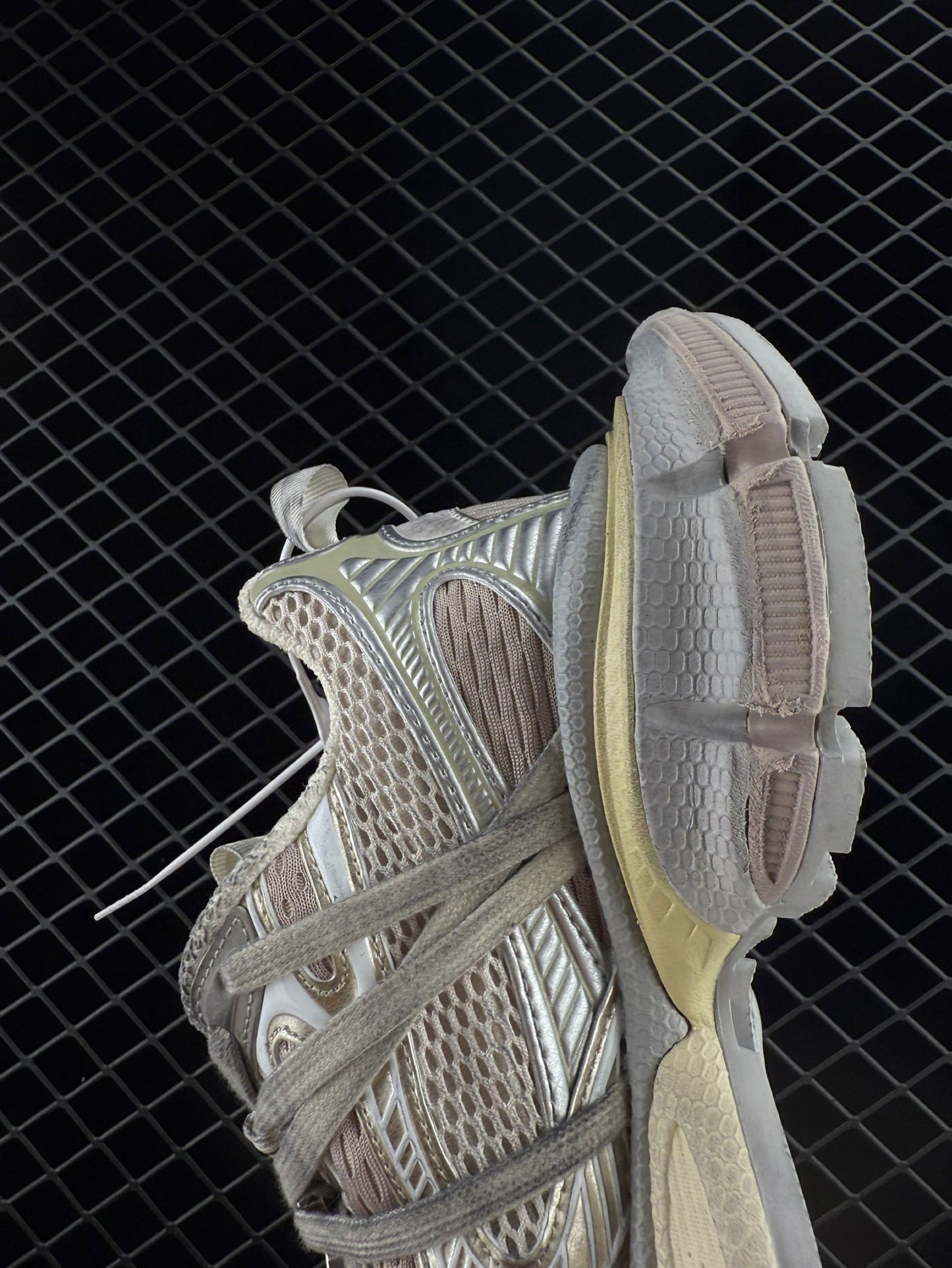 Balenciaga 3XL Extreme Lace Sneakers 3+ Low-Top Retro Trend Versatile Casual Jogging Running Shoes