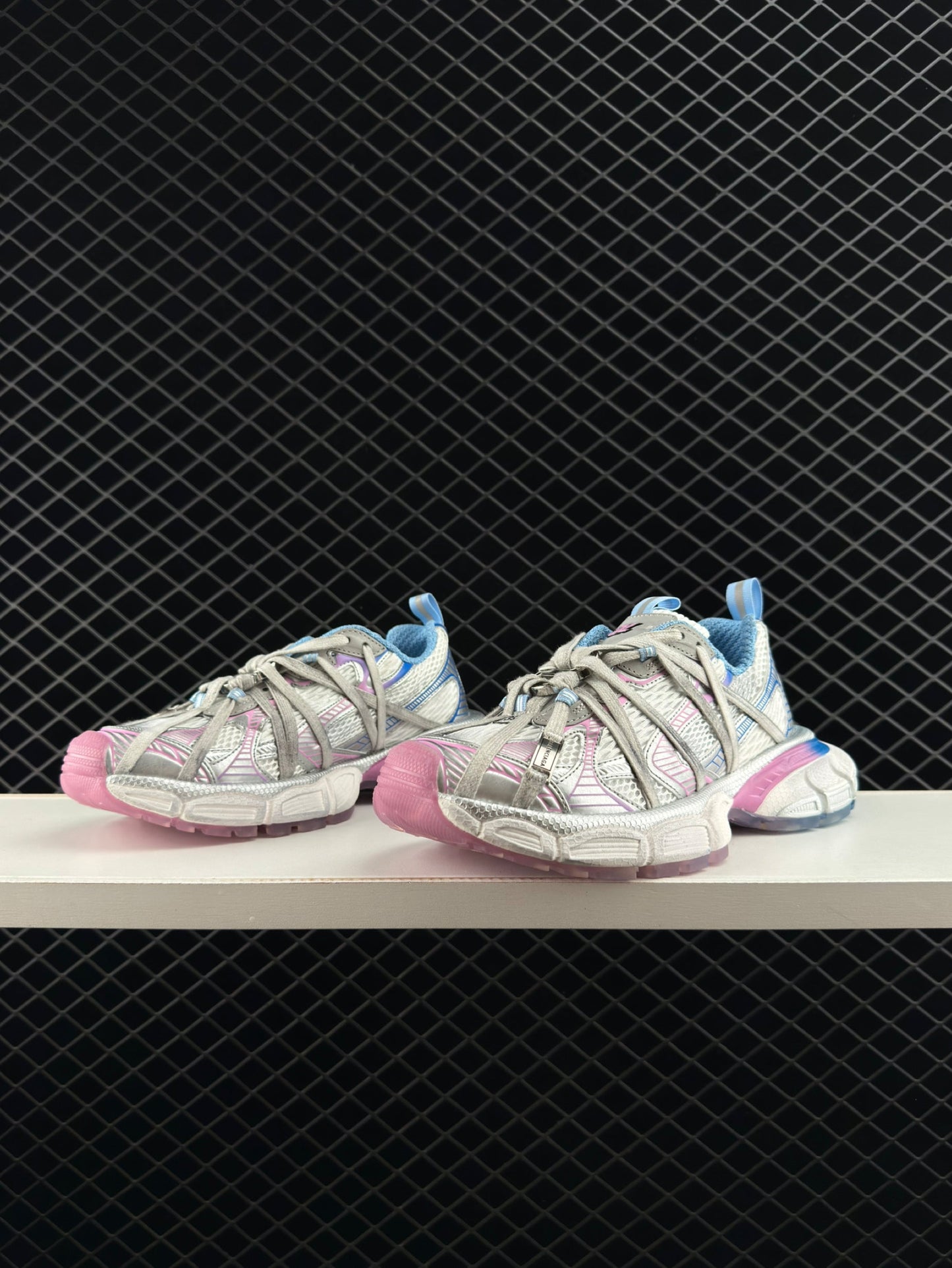 Balenciaga Taupe Mix Low Top Clunky Style Casual Jogging Running Shoes