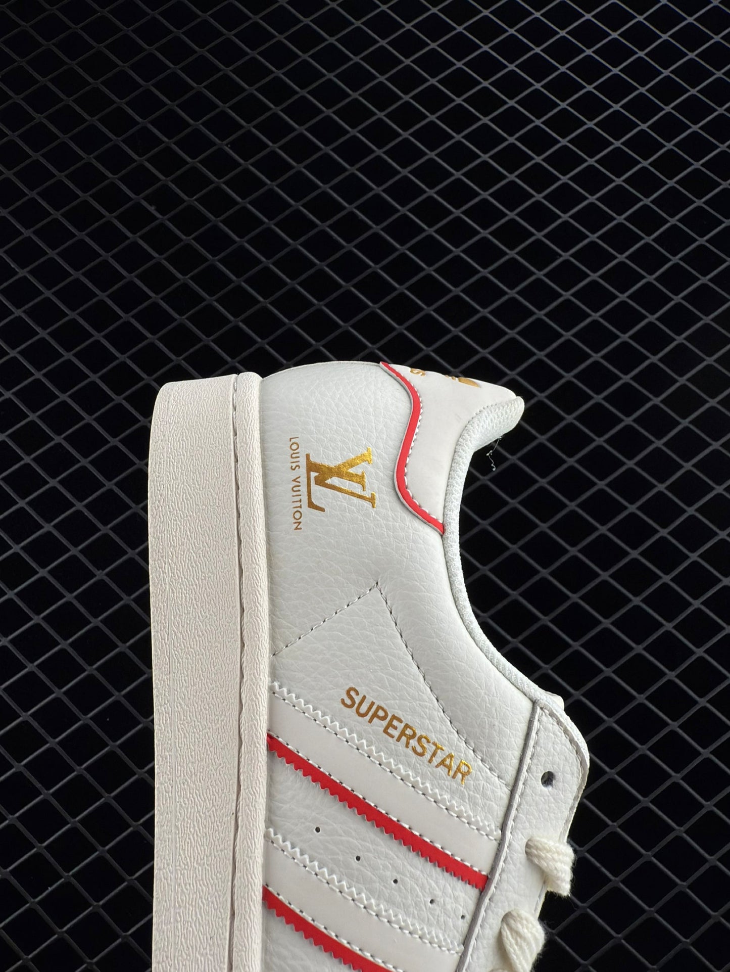 Louis Vuitton & Adidas Originals Superstar Low Top Casual Sports Skate Shoes