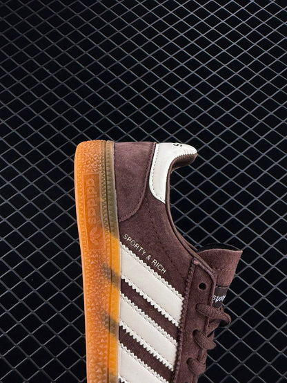 アディダス HANBALL SPEZIAL SR クラシック レトロ 万能 カジュアル スケートシューズ