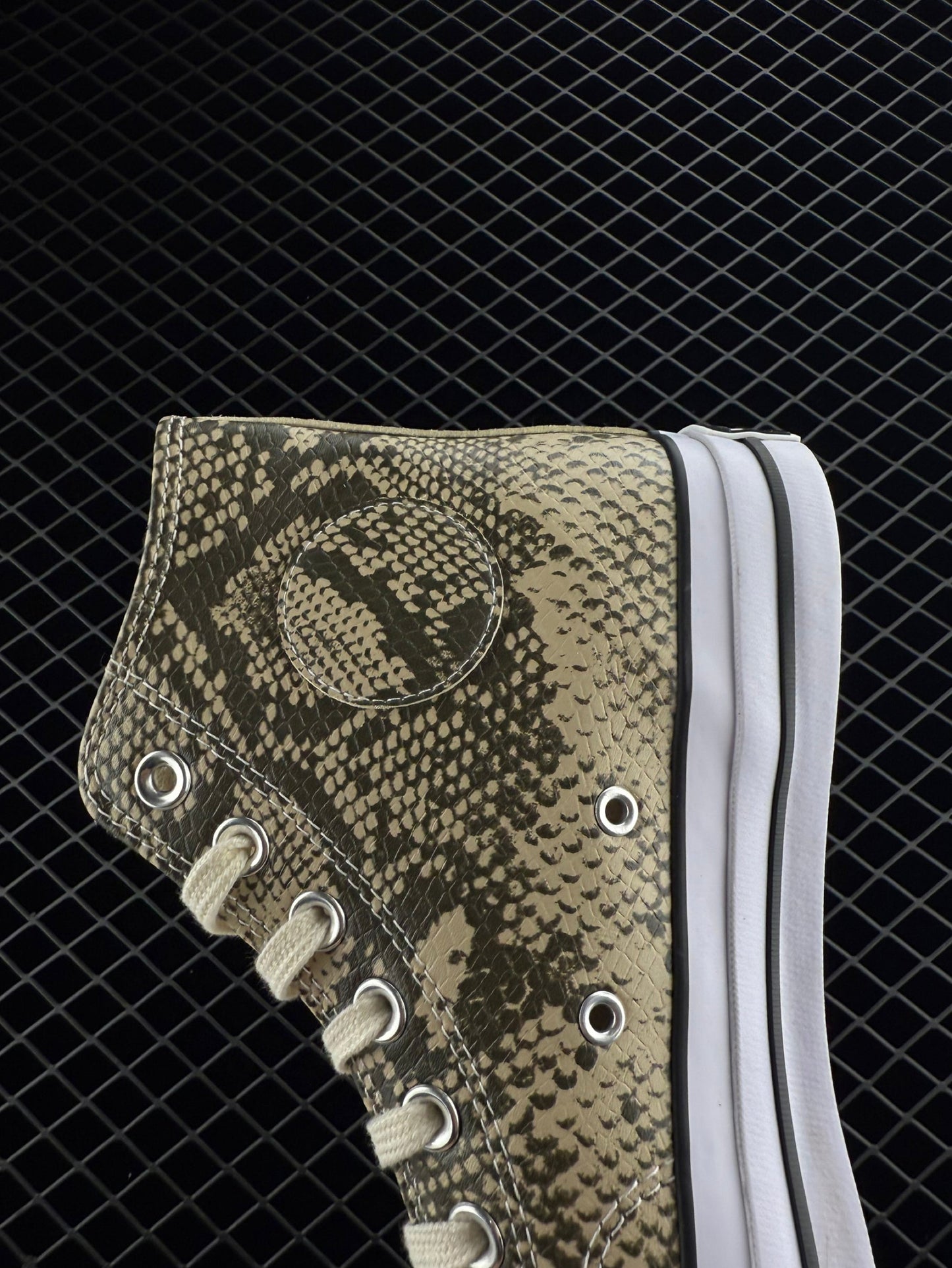 Stussy x Converse ALL STAR CHUCK 70 Snake Print High Top Canvas Shoes